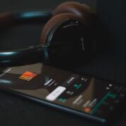 Phone Headphones Streaming Music