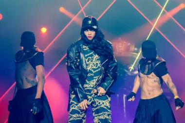Rihanna with dancers live at Kollen Music Festival 2012