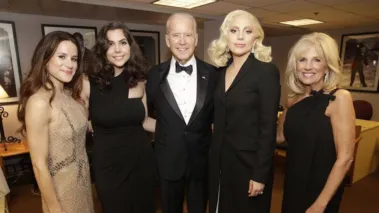 Ashley Biden Joe Biden Lady Gaga and Jill Biden