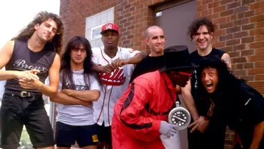 Anthrax and Public Enemy collabortion Bring the Noise in 1991 (Image credit: Paul Natkin/WireImage)