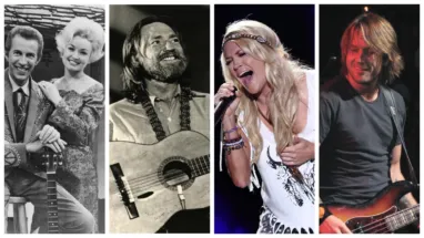 Country musician collage