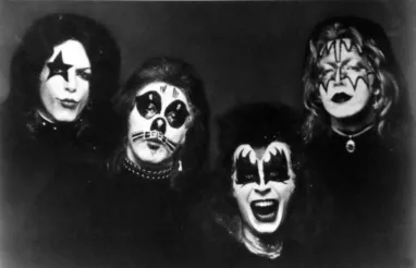 Kiss debut album photo session 1974