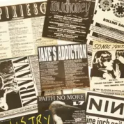 1990s Alternative Grunge Rock Collage