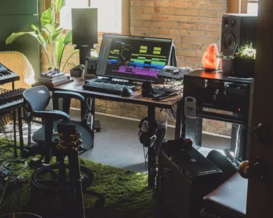 Techivation Home Recording Studio with Guitars