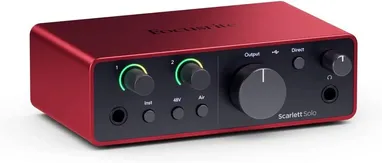 Focusrite Scarlett 2i2 4th Gen USB Audio Interface Songwriting Streaming High Fidelity Studio Quality Recording All Software You Need Record 069b445e d608 4b77 9df0 7bf81c4c44a6 c0b488dfcb5b873069122bb82e20ca7d
