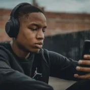 Streaming music Spotify Phone Headphones Beats