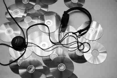 CDs Compact Disk Headphones